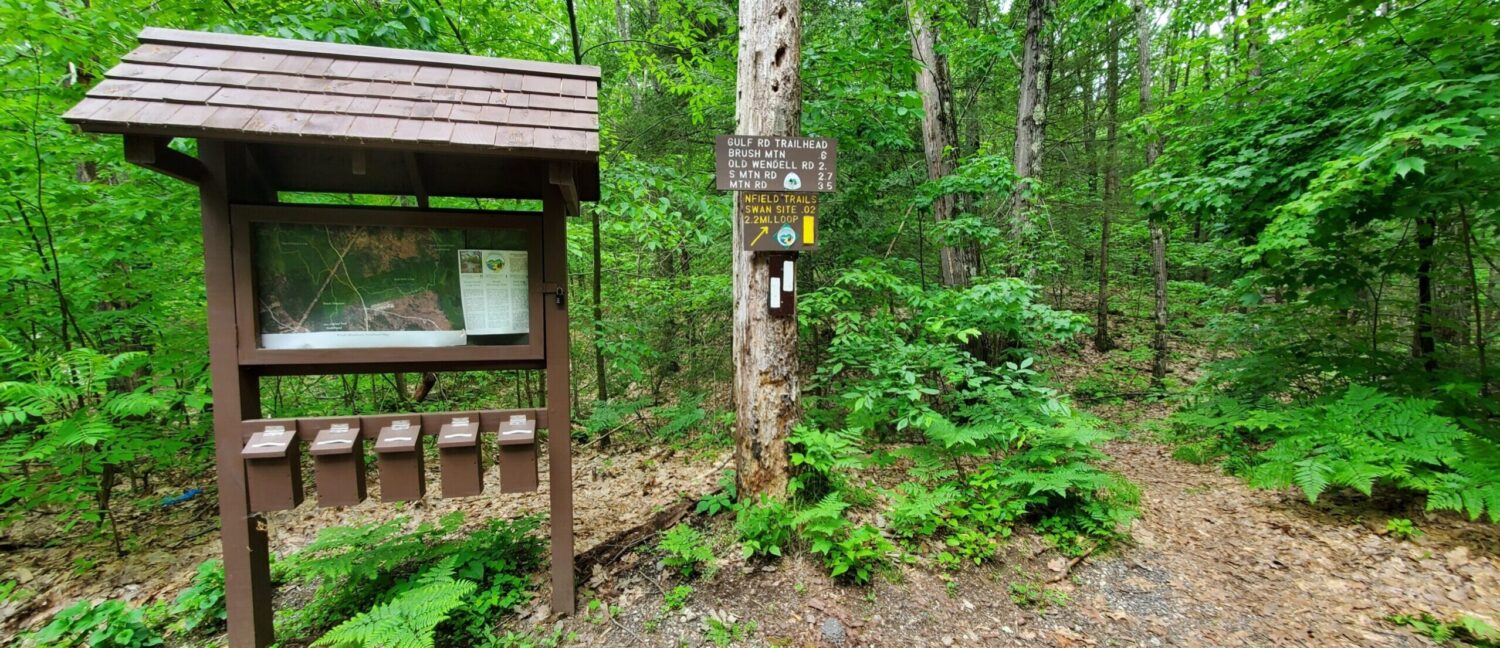 New England Trail kiosk